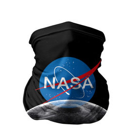 Бандана-труба 3D с принтом NASA MOON в Курске, 100% полиэстер, ткань с особыми свойствами — Activecool | плотность 150‒180 г/м2; хорошо тянется, но сохраняет форму | galaxy | moon | nasa | space | астрономия | известные | космос | луна | наса | планет