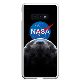 Чехол для Samsung S10E с принтом NASA MOON в Курске, Силикон | Область печати: задняя сторона чехла, без боковых панелей | galaxy | moon | nasa | space | астрономия | известные | космос | луна | наса | планет