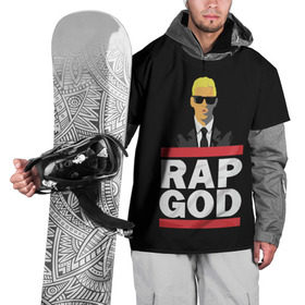 Накидка на куртку 3D с принтом Rap God Eminem в Курске, 100% полиэстер |  | Тематика изображения на принте: actor | american rapper | composer | eminem | music | rap | rap god | record producer |   | актёр | американский | композитор | музыка | музыкальный продюсер | рэп | рэпер