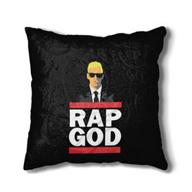 Подушка 3D с принтом Rap God Eminem в Курске, наволочка – 100% полиэстер, наполнитель – холлофайбер (легкий наполнитель, не вызывает аллергию). | состоит из подушки и наволочки. Наволочка на молнии, легко снимается для стирки | actor | american rapper | composer | eminem | music | rap | rap god | record producer |   | актёр | американский | композитор | музыка | музыкальный продюсер | рэп | рэпер