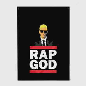 Постер с принтом Rap God Eminem в Курске, 100% бумага
 | бумага, плотность 150 мг. Матовая, но за счет высокого коэффициента гладкости имеет небольшой блеск и дает на свету блики, но в отличии от глянцевой бумаги не покрыта лаком | actor | american rapper | composer | eminem | music | rap | rap god | record producer |   | актёр | американский | композитор | музыка | музыкальный продюсер | рэп | рэпер