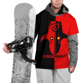 Накидка на куртку 3D с принтом Juggernaut в Курске, 100% полиэстер |  | jaggernaut | jugernaut | герой | джаггернаут | джагернаут | дота