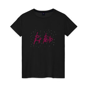 Женская футболка хлопок с принтом Pink Phloyd в Курске, 100% хлопок | прямой крой, круглый вырез горловины, длина до линии бедер, слегка спущенное плечо | dead dynasty | pharaoh | pink phloyd | мертвая династия | фараон
