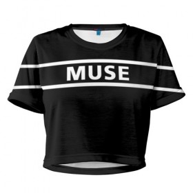 Женская футболка 3D укороченная с принтом Muse в Курске, 100% полиэстер | круглая горловина, длина футболки до линии талии, рукава с отворотами | muse | альтернативный | группа | доминик ховард | крис уолстенхолм | мосе | моус | моусе | муз | муза | музе | музыка | мусе | мэттью беллами | прогрессивный | рок | симфонический | спейс | спейсрок