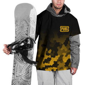 Накидка на куртку 3D с принтом PUBG Military в Курске, 100% полиэстер |  | battle royal | playerunknowns battlegrounds | pubg | пабг | пубг