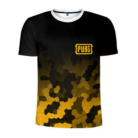 Мужская футболка 3D спортивная с принтом PUBG Military в Курске, 100% полиэстер с улучшенными характеристиками | приталенный силуэт, круглая горловина, широкие плечи, сужается к линии бедра | battle royal | playerunknowns battlegrounds | pubg | пабг | пубг