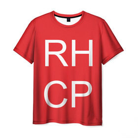 Мужская футболка 3D с принтом RHCP в Курске, 100% полиэфир | прямой крой, круглый вырез горловины, длина до линии бедер | frusciante | red hot chilli peppers | rock | кидис | перцы | рэд хот | фли | фрушчанте | чилли пэпперс | энтони киддис