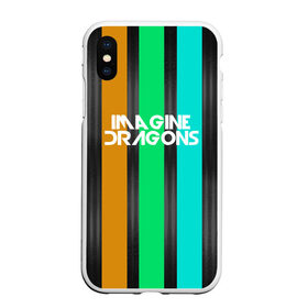 Чехол для iPhone XS Max матовый с принтом IMAGINE DRAGONS в Курске, Силикон | Область печати: задняя сторона чехла, без боковых панелей | Тематика изображения на принте: evolve | imagine dragons | new age | абстракция | вокалист | геометрия | группа | драгонс | известные | линии | личности | надписи | полосы | реп | рок | триколор | фирменные цвета | яркие