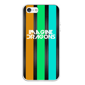 Чехол для iPhone 5/5S матовый с принтом IMAGINE DRAGONS в Курске, Силикон | Область печати: задняя сторона чехла, без боковых панелей | Тематика изображения на принте: evolve | imagine dragons | new age | абстракция | вокалист | геометрия | группа | драгонс | известные | линии | личности | надписи | полосы | реп | рок | триколор | фирменные цвета | яркие