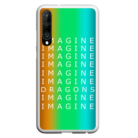 Чехол для Honor P30 с принтом IMAGINE DRAGONS в Курске, Силикон | Область печати: задняя сторона чехла, без боковых панелей | evolve | imagine dragons | new age | вокалист | группа | драгонс | известные | личности | надписи | реп | рок | триколор | фирменные цвета | яркие