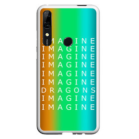 Чехол для Honor P Smart Z с принтом IMAGINE DRAGONS в Курске, Силикон | Область печати: задняя сторона чехла, без боковых панелей | evolve | imagine dragons | new age | вокалист | группа | драгонс | известные | личности | надписи | реп | рок | триколор | фирменные цвета | яркие