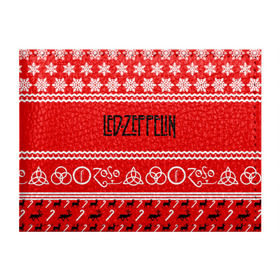 Обложка для студенческого билета с принтом Праздничный Led Zeppelin в Курске, натуральная кожа | Размер: 11*8 см; Печать на всей внешней стороне | Тематика изображения на принте: led zeppelin | блюз | группа | джимми пейдж | джон генри бонэм | джон пол джонс | знак | красный | лед зепелен | лед зеппелин | метал | надпись | новогодний | новый год | праздник | роберт плант | рождество