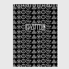 Скетчбук с принтом Led Zeppelin в Курске, 100% бумага
 | 48 листов, плотность листов — 100 г/м2, плотность картонной обложки — 250 г/м2. Листы скреплены сверху удобной пружинной спиралью | led | led zeppelin | блюз | группа | джимми пейдж | джон генри бонэм | джон пол джонс | лед зепелен | лед зеппелин | метал | роберт плант | рок | тяжелый | фолк | хард | хардрок | хеви | хевиметал