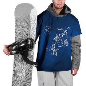Накидка на куртку 3D с принтом Стрелец в Курске, 100% полиэстер |  | sagittarius | звезды | знаки зодиака | космос | созвездие | стрелец