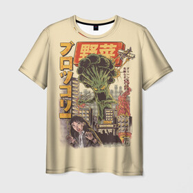Мужская футболка 3D с принтом Брокколи в Курске, 100% полиэфир | прямой крой, круглый вырез горловины, длина до линии бедер | Тематика изображения на принте: chinese | monster | monsters | китай | монстр | монстры | овощи