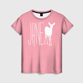 Женская футболка 3D с принтом Мах. Life is Strange в Курске, 100% полиэфир ( синтетическое хлопкоподобное полотно) | прямой крой, круглый вырез горловины, длина до линии бедер | deer | jane | life is strange | олень
