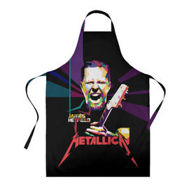 Фартук 3D с принтом Metallica James Alan Hatfield в Курске, 100% полиэстер | общий размер — 65 х 85 см, ширина нагрудника — 26 см, горловина — 53 см, длина завязок — 54 см, общий обхват в поясе — 173 см. Принт на завязках и на горловине наносится с двух сторон, на основной части фартука — только с внешней стороны | alan | american | band | hard | hatfield | james | metal | metallica | rock | thrash | алан | американская | джеймс | метал группа | трэш метал | хард рок | хэтфилд