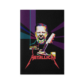Обложка для паспорта матовая кожа с принтом Metallica James Alan Hatfield в Курске, натуральная матовая кожа | размер 19,3 х 13,7 см; прозрачные пластиковые крепления | Тематика изображения на принте: alan | american | band | hard | hatfield | james | metal | metallica | rock | thrash | алан | американская | джеймс | метал группа | трэш метал | хард рок | хэтфилд