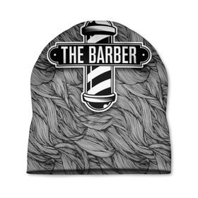 Шапка 3D с принтом The Barber в Курске, 100% полиэстер | универсальный размер, печать по всей поверхности изделия | барбер | борода | стрижка | усы
