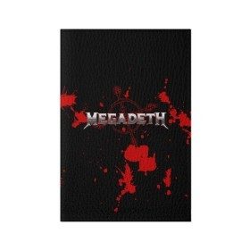 Обложка для паспорта матовая кожа с принтом Megadeth в Курске, натуральная матовая кожа | размер 19,3 х 13,7 см; прозрачные пластиковые крепления | Тематика изображения на принте: megadet | megadeth | группа | дирк вербурен | дэвид эллефсон | дэйв мастейн | кико лоурейро | мегадет | мегадетх | метал | рок | трэш | трэшметал | тяжелый | хард | хардрок | хеви | хевиметал