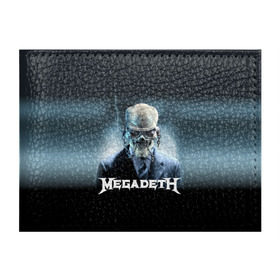 Обложка для студенческого билета с принтом Megadeth в Курске, натуральная кожа | Размер: 11*8 см; Печать на всей внешней стороне | Тематика изображения на принте: megadeth |   megadet | группа | дирк вербурен | дэвид эллефсон | дэйв мастейн | кико лоурейро | мегадет | мегадетх | метал | рок | трэш | трэшметал | тяжелый | хард | хардрок | хеви | хевиметал