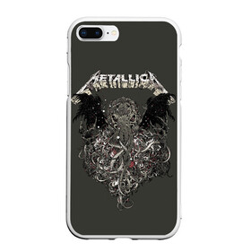 Чехол для iPhone 7Plus/8 Plus матовый с принтом Metallica в Курске, Силикон | Область печати: задняя сторона чехла, без боковых панелей | american | band | cliff burton | dave mustaine | hard | james hatfield | jason newsted | kirk hammett | lars ulrich | metal | metallica | robert trujillo | rock | ron mcgowney | thrash | американская | джеймс хэтфилд | ларс ул | метал группа | трэш метал 