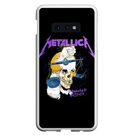 Чехол для Samsung S10E с принтом Metallica в Курске, Силикон | Область печати: задняя сторона чехла, без боковых панелей | american | band | cliff burton | dave mustaine | hard | james hatfield | jason newsted | kirk hammett | lars ulrich | metal | metallica | robert trujillo | rock | ron mcgowney | thrash | американская | джеймс хэтфилд | ларс ул | метал группа | трэш метал 