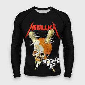 Мужской рашгард 3D с принтом Metallica в Курске,  |  | american | band | cliff burton | dave mustaine | hard | james hatfield | jason newsted | kirk hammett | lars ulrich | metal | metallica | robert trujillo | rock | ron mcgowney | thrash | американская | джеймс хэтфилд | ларс ул | метал группа | трэш метал 