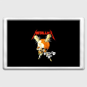 Магнит 45*70 с принтом Metallica в Курске, Пластик | Размер: 78*52 мм; Размер печати: 70*45 | american | band | cliff burton | dave mustaine | hard | james hatfield | jason newsted | kirk hammett | lars ulrich | metal | metallica | robert trujillo | rock | ron mcgowney | thrash | американская | джеймс хэтфилд | ларс ул | метал группа | трэш метал 