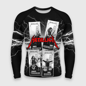 Мужской рашгард 3D с принтом Metallica в Курске,  |  | cliff burton | dave mustaine | james hatfield | jason newsted | kirk hammett | lars ulrich | metallica | robert trujillo | rock | ron mcgowney | thrash | дж | джеймс хэтфилд | кирк хэмметт | клифф бёртон | ларс ульрих | метал группа | роберт трухильо | тр