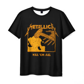 Мужская футболка 3D с принтом Metallica в Курске, 100% полиэфир | прямой крой, круглый вырез горловины, длина до линии бедер | american | band | cliff burton | dave mustaine | hard | james hatfield | jason newsted | kirk hammett | lars ulrich | metal | metallica | robert trujillo | rock | ron mcgowney | thrash | американская | джеймс хэтфилд | ларс ул | метал группа | трэш метал 