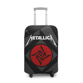Чехол для чемодана 3D с принтом Metallica в Курске, 86% полиэфир, 14% спандекс | двустороннее нанесение принта, прорези для ручек и колес | american | band | cliff burton | dave mustaine | hard | james hatfield | jason newsted | kirk hammett | lars ulrich | metal | metallica | robert trujillo | rock | ron mcgowney | thrash | американская | джеймс хэтфилд | ларс ул | метал группа | трэш метал 