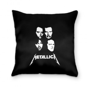 Подушка 3D с принтом Metallica в Курске, наволочка – 100% полиэстер, наполнитель – холлофайбер (легкий наполнитель, не вызывает аллергию). | состоит из подушки и наволочки. Наволочка на молнии, легко снимается для стирки | american | band | cliff burton | dave mustaine | hard | james hatfield | jason newsted | kirk hammett | lars ulrich | metal | metallica | robert trujillo | rock | ron mcgowney | thrash | американская | джеймс хэтфилд | ларс ул | метал группа | трэш метал 