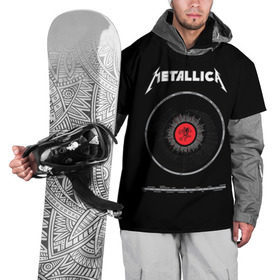 Накидка на куртку 3D с принтом Metallica в Курске, 100% полиэстер |  | 