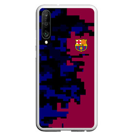 Чехол для Honor P30 с принтом FC Barca 2018 Creative uniform в Курске, Силикон | Область печати: задняя сторона чехла, без боковых панелей | fc | fc barcelona | fcb | fly emirates | ronaldo | абстракция | барселона | геометрия | зож | клуб | линии | месси | модные | мяч | реал мадрид | спорт | спортивные | тренды | футбол | футбольный клуб | эмблема