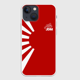 Чехол для iPhone 13 mini с принтом JDM в Курске,  |  | car | drift | japan | jdm | race | street | авто | автомобиль | гонки | дрифт | король | машина | флаг | япония