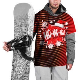 Накидка на куртку 3D с принтом Ho-Ho-Ho в Курске, 100% полиэстер |  | Тематика изображения на принте: christmas | happy | new year | pattern | pop art | новый год | поп арт | праздник | рождество