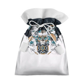 Подарочный 3D мешок с принтом SKULL JAPAN в Курске, 100% полиэстер | Размер: 29*39 см | arrow | skull | белый | девушка | линии | маски.кот | модные | небо | облако | синий | скелет | стимпанк | стрелы | череп | яркие