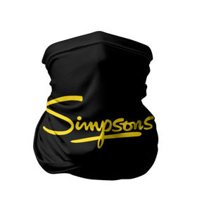 Бандана-труба 3D с принтом SIMPSONS в Курске, 100% полиэстер, ткань с особыми свойствами — Activecool | плотность 150‒180 г/м2; хорошо тянется, но сохраняет форму | simpsons | еда | пончики | симпсоны
