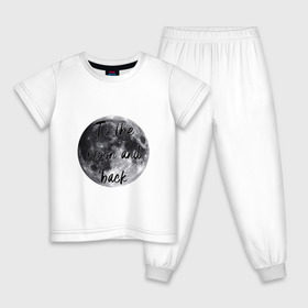 Детская пижама хлопок с принтом To the moon and back в Курске, 100% хлопок |  брюки и футболка прямого кроя, без карманов, на брюках мягкая резинка на поясе и по низу штанин
 | 