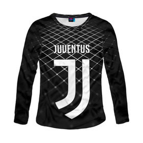 Женский лонгслив 3D с принтом Juventus 2018 Line в Курске, 100% полиэстер | длинные рукава, круглый вырез горловины, полуприлегающий силуэт | fc | juventus | спорт | спортивные | фк | футбол | ювентус