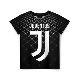 Детская футболка 3D с принтом Juventus 2018 Line в Курске, 100% гипоаллергенный полиэфир | прямой крой, круглый вырез горловины, длина до линии бедер, чуть спущенное плечо, ткань немного тянется | fc | juventus | спорт | спортивные | фк | футбол | ювентус