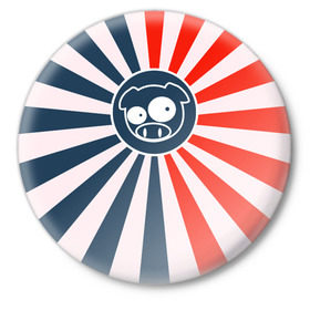 Значок с принтом JDM Style в Курске,  металл | круглая форма, металлическая застежка в виде булавки | car | domo | drift | japan | jdm | kun | pig | race | stiker | street | subaru | авто | автомобиль | гонки | дрифт | король | машина | свинья | стикер | субару | флаг | хрюша | япония