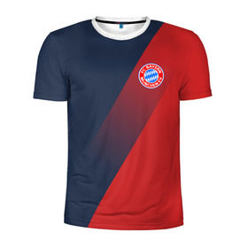 Мужская футболка 3D спортивная с принтом FC Bayern 2018 Элитная в Курске, 100% полиэстер с улучшенными характеристиками | приталенный силуэт, круглая горловина, широкие плечи, сужается к линии бедра | bayern | fly fc | бавария | спорт | футбольный клуб