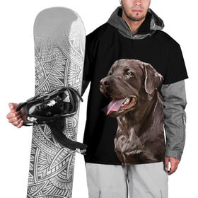 Накидка на куртку 3D с принтом Лабрадор_арт_2 в Курске, 100% полиэстер |  | Тематика изображения на принте: домашние животные | лабрадор | пес | песик | ретривер | собака | собачка