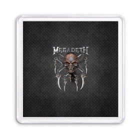 Магнит 55*55 с принтом Megadeth в Курске, Пластик | Размер: 65*65 мм; Размер печати: 55*55 мм | Тематика изображения на принте: megadet | megadeth | группа | дирк вербурен | дэвид эллефсон | дэйв мастейн | кико лоурейро | мегадет | мегадетх | метал | рок | трэш | трэшметал | тяжелый | хард | хардрок | хеви | хевиметал