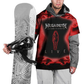 Накидка на куртку 3D с принтом Megadeth в Курске, 100% полиэстер |  | 