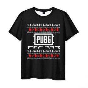 Мужская футболка 3D с принтом Свитер PUBG в Курске, 100% полиэфир | прямой крой, круглый вырез горловины, длина до линии бедер | playerunknowns battlegrounds | pubg