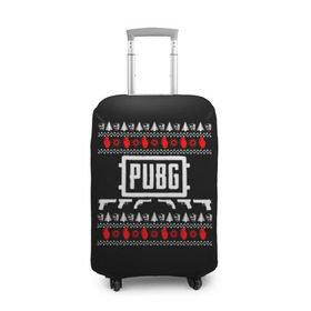 Чехол для чемодана 3D с принтом Свитер PUBG в Курске, 86% полиэфир, 14% спандекс | двустороннее нанесение принта, прорези для ручек и колес | playerunknowns battlegrounds | pubg