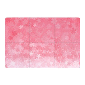 Магнитный плакат 3Х2 с принтом Сакура в Курске, Полимерный материал с магнитным слоем | 6 деталей размером 9*9 см | japan | sakura | вишня | розовый | сакура | цветок | цветы | япония